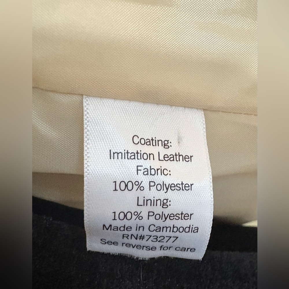 Nine West Faux Leather Moto Jacket - Picture 9 of 12